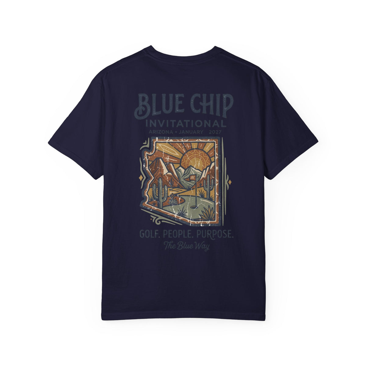 Blue Chip Invitational 2027 - Unisex Garment-Dyed T-shirt