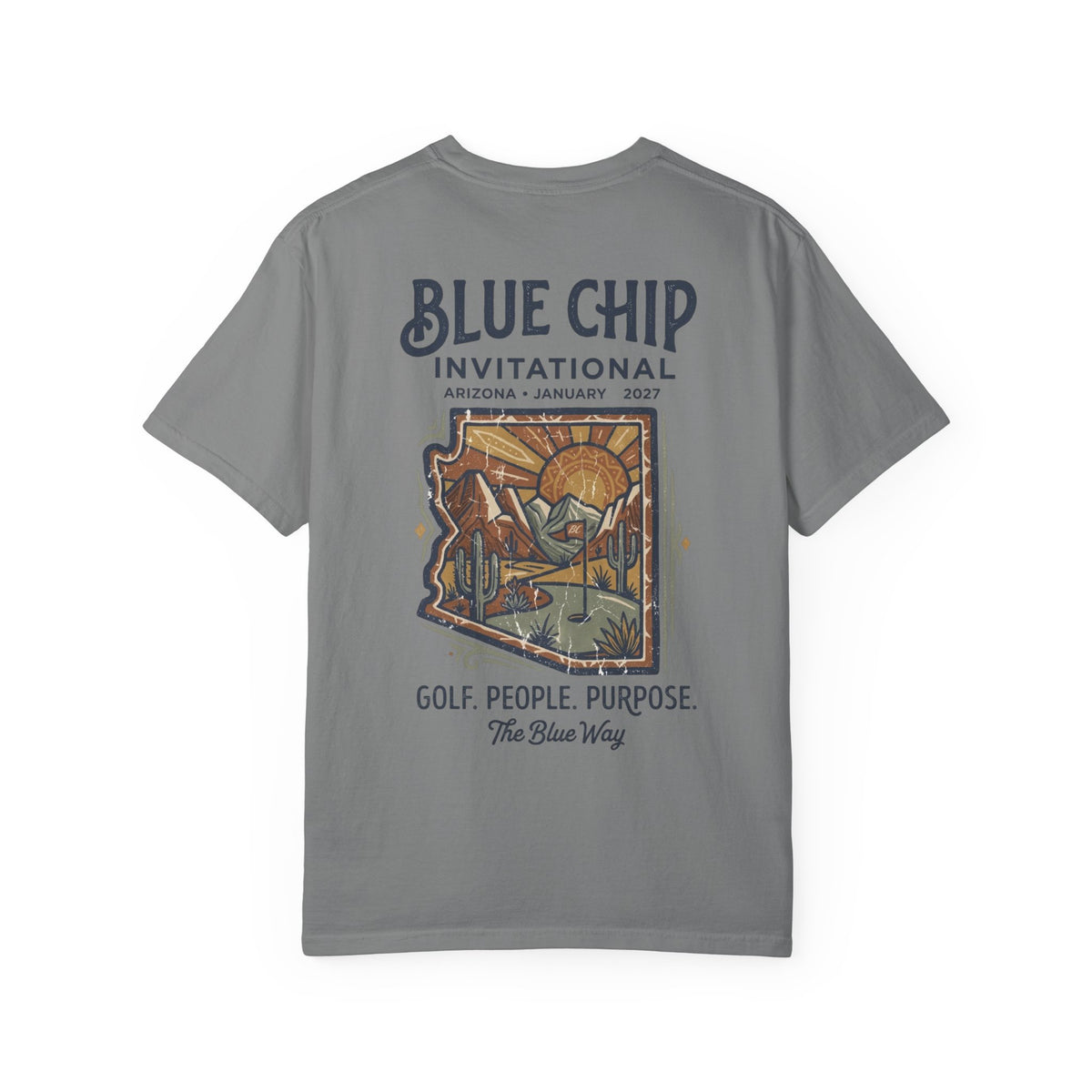 Blue Chip Invitational 2027 - Unisex Garment-Dyed T-shirt