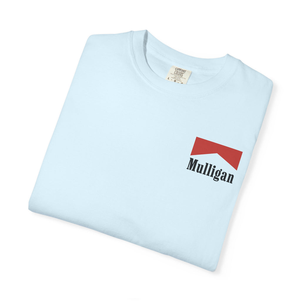Mulligan Golf T-Shirt — Retro Red Tee with Marlboro Inspired Logo