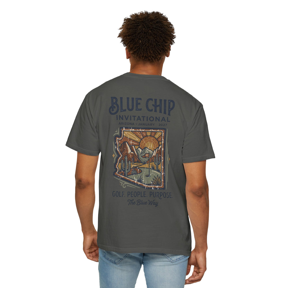 Blue Chip Invitational 2027 - Unisex Garment-Dyed T-shirt