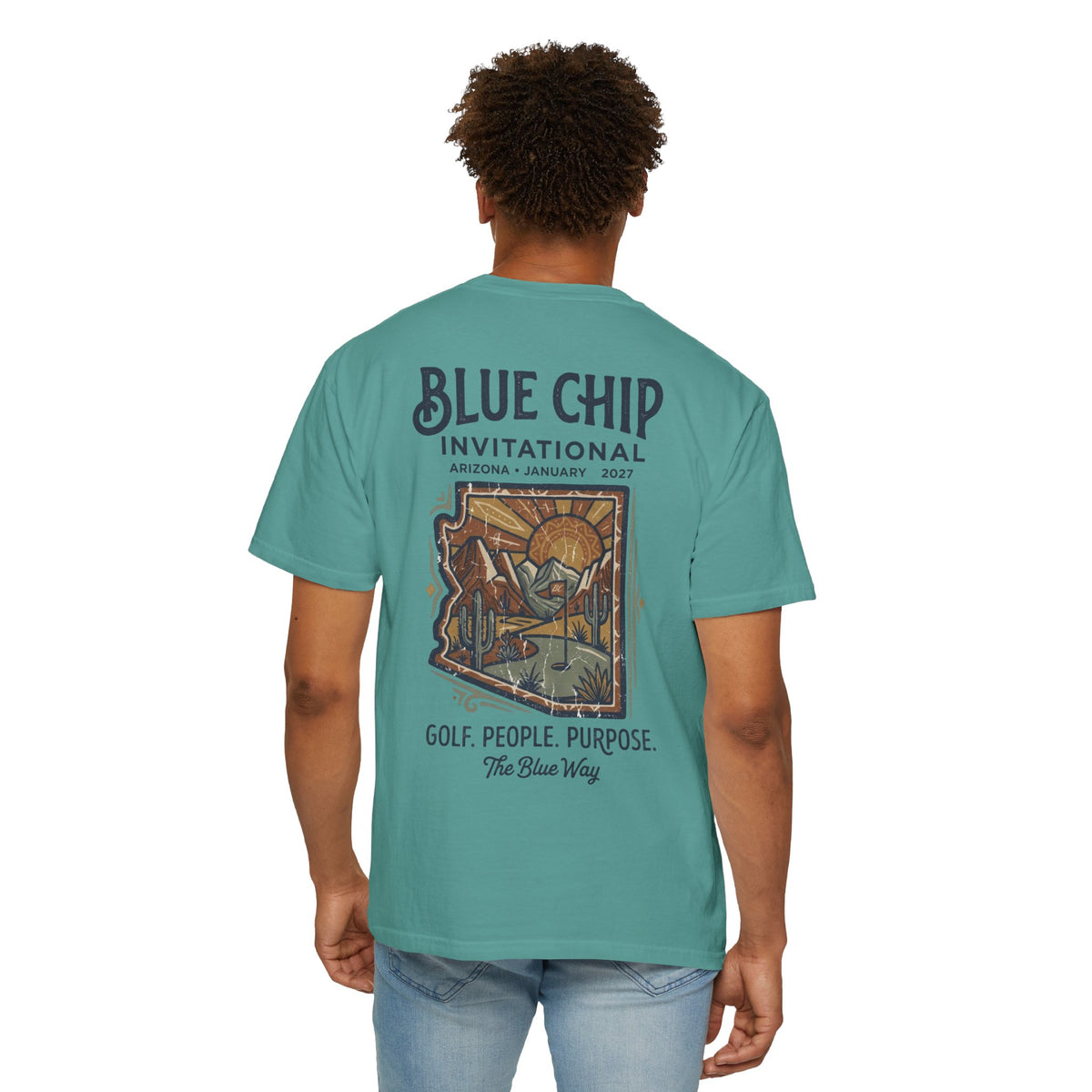 Blue Chip Invitational 2027 - Unisex Garment-Dyed T-shirt