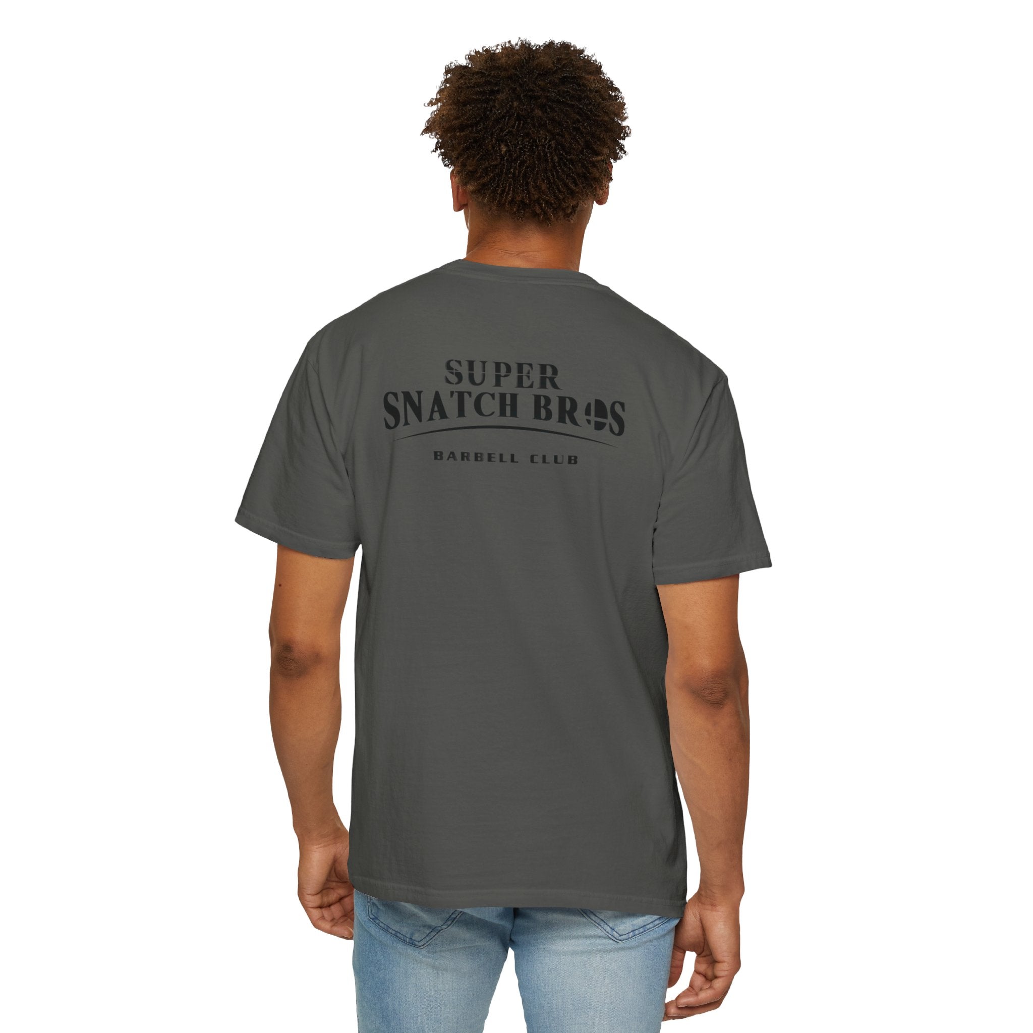 Super Snatch Bros Barbell Club — Chest Logo Tee